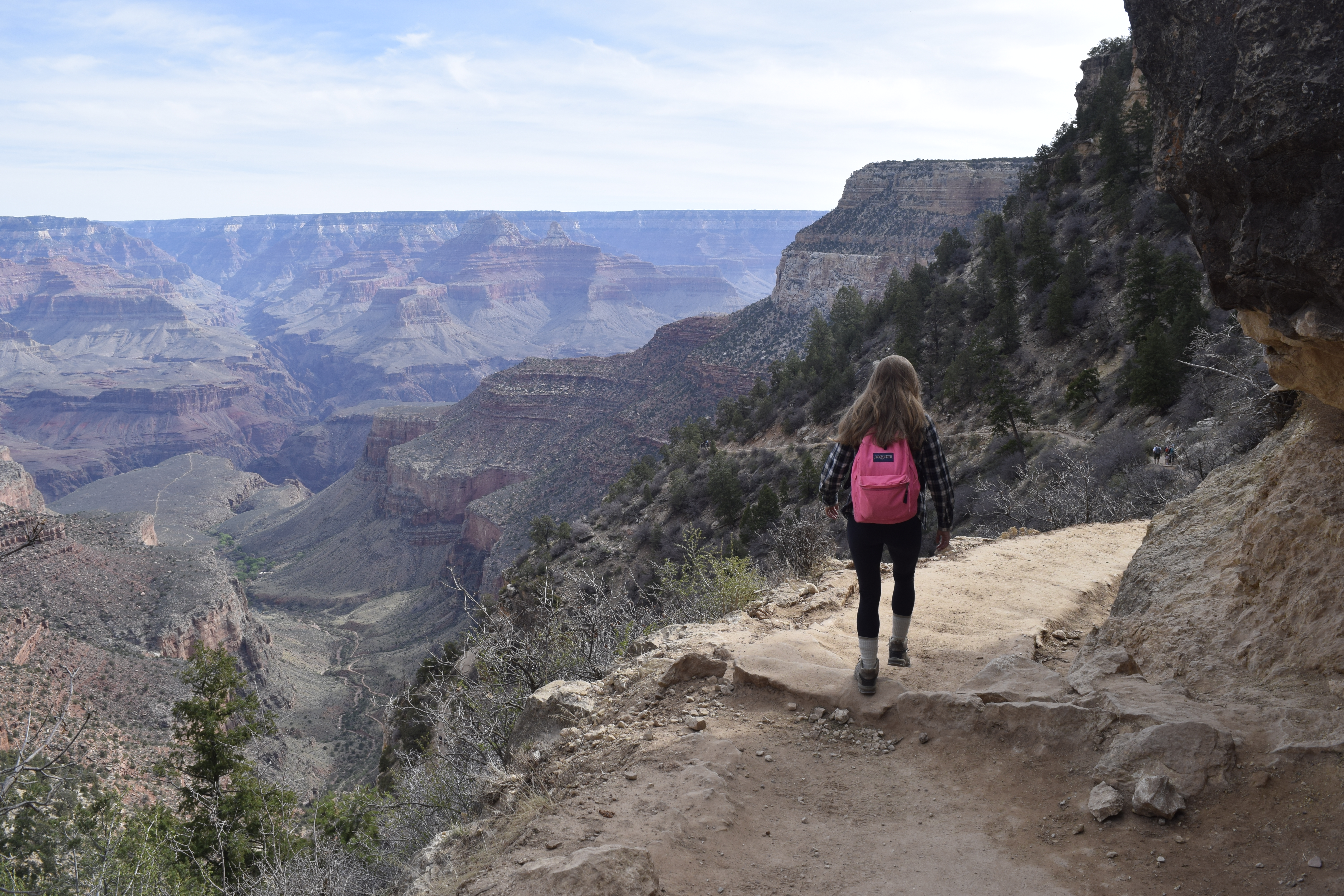 Taken on the Bright Angel Trail in the Grand Canyon.