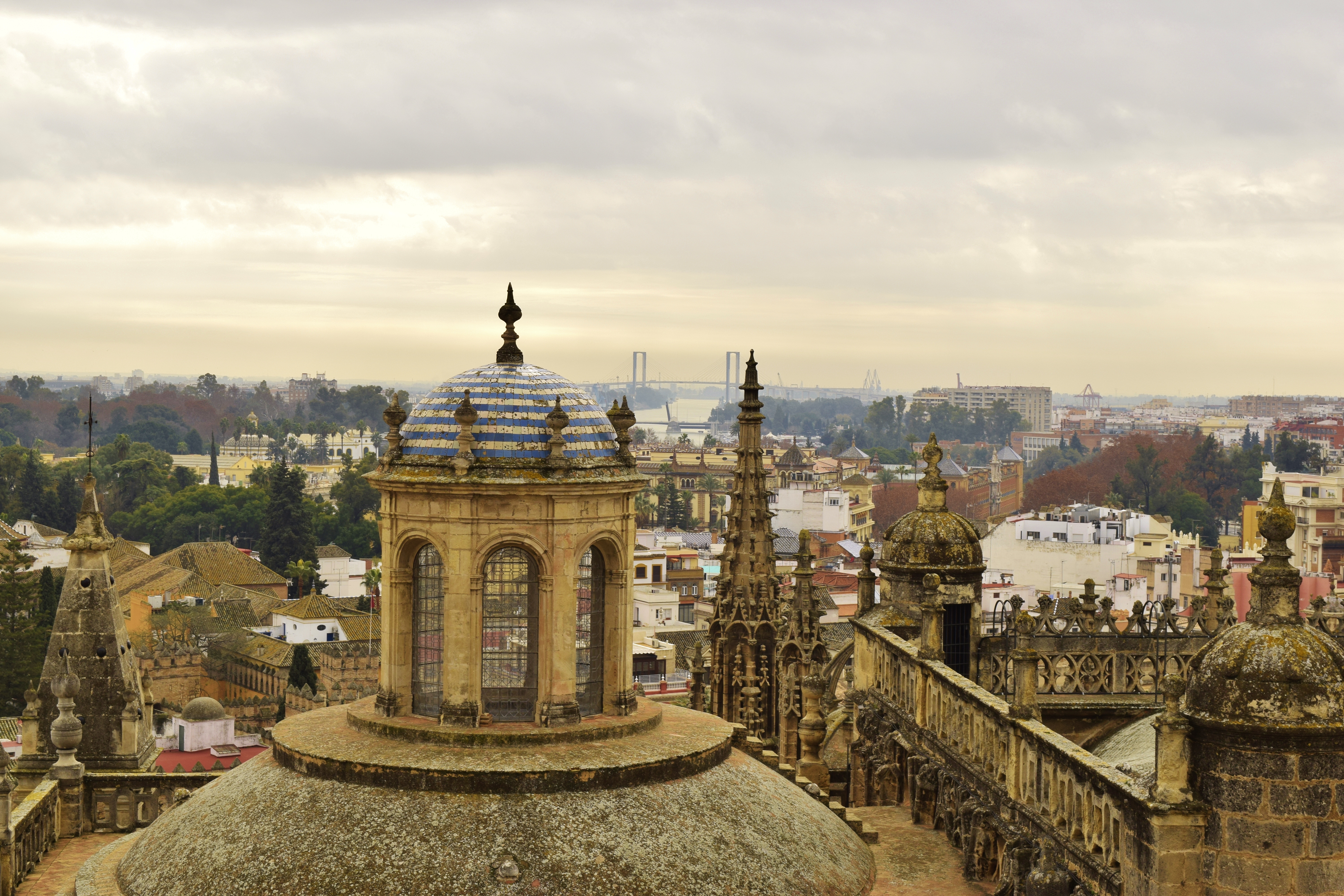 Taken from the Cathedral of Seville in Seville, Spain.