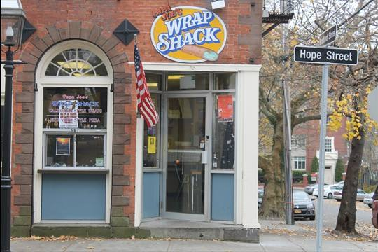 Papa Joe's Wrap Shack in Bristol, Rhode Island.